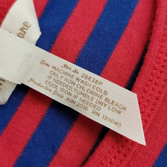 Matilda Jane Catch Some Zs Modal Blend PJ Stripe Shirt Top Sz L - Picture 10 of 12